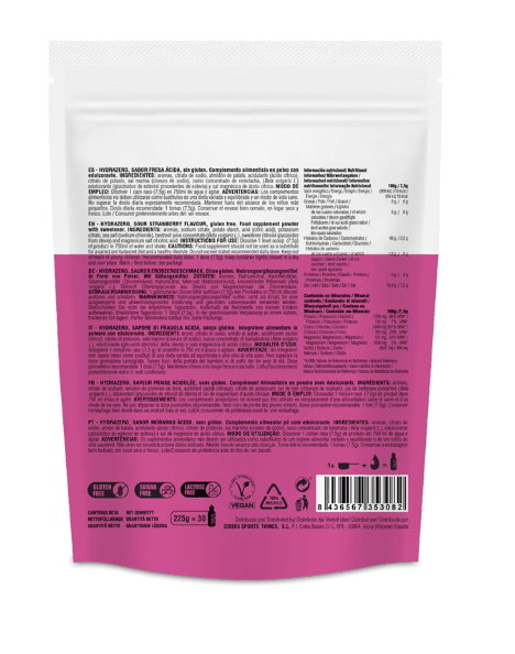 HYDRAZERO - Bebida Hipotónica - 225g - Imagen 2