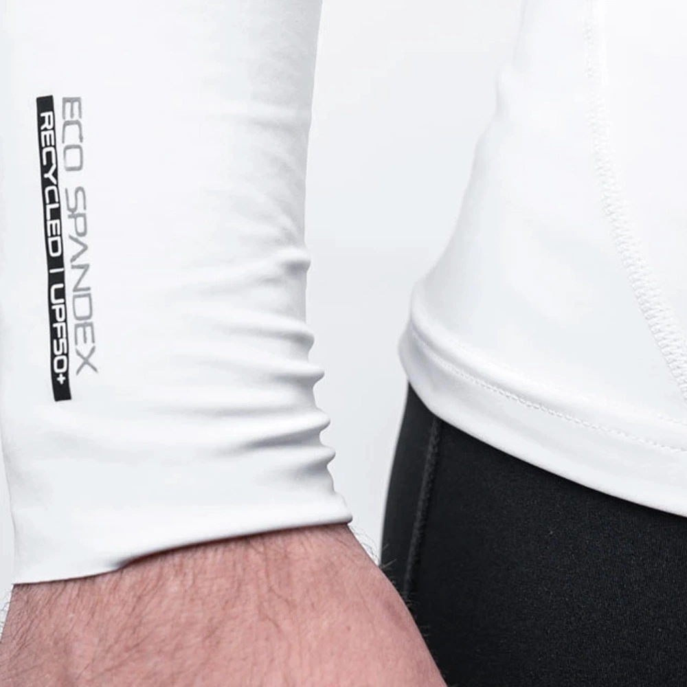 Zhik Men’s White Eco Spandex Long Sleeve Top - Imagen 8