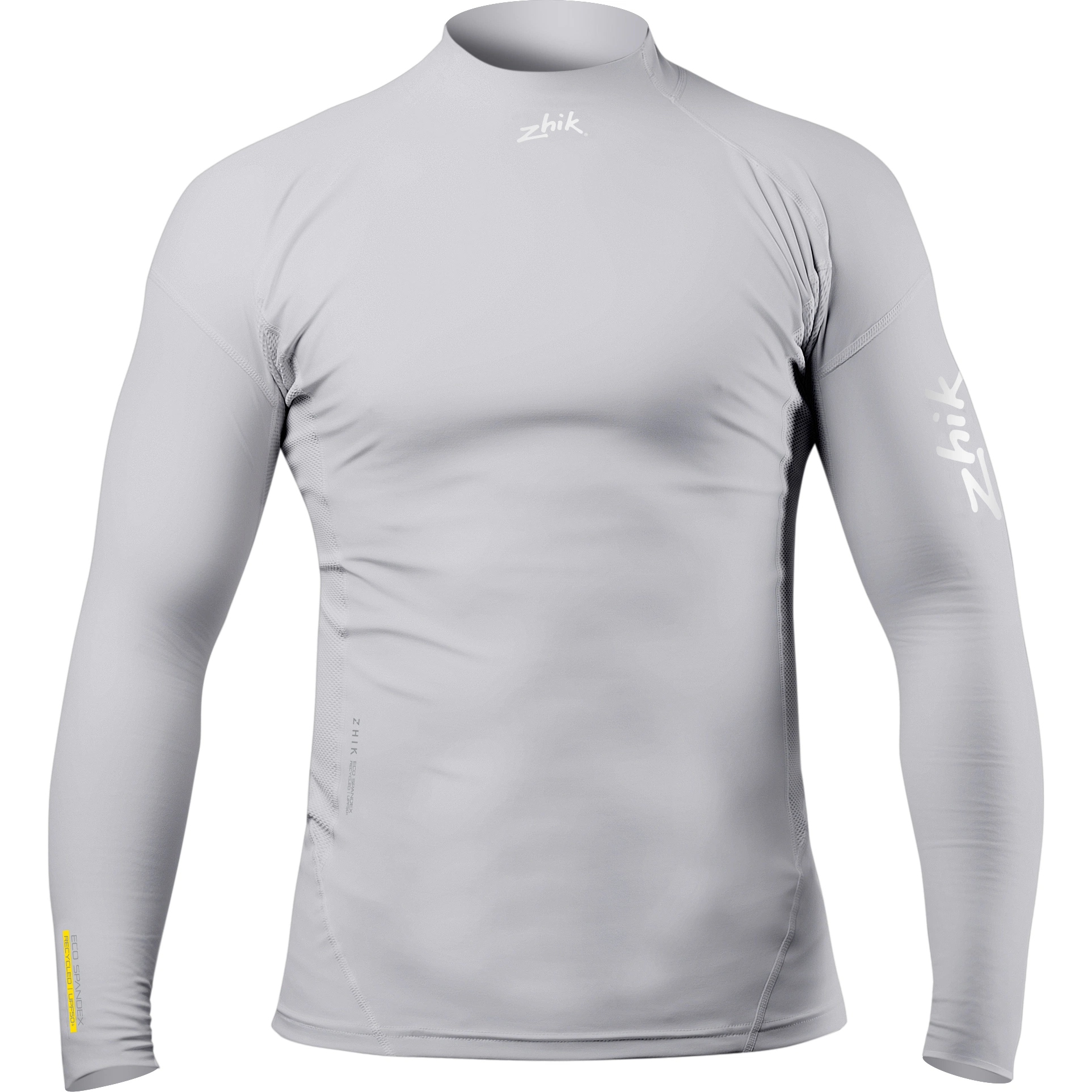 Zhik Men’s White Eco Spandex Long Sleeve Top - Imagen 2