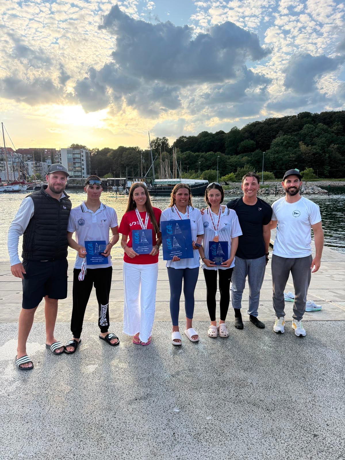 ForAcademy team and sailors at the ILCA 4 World Championship in Denmark