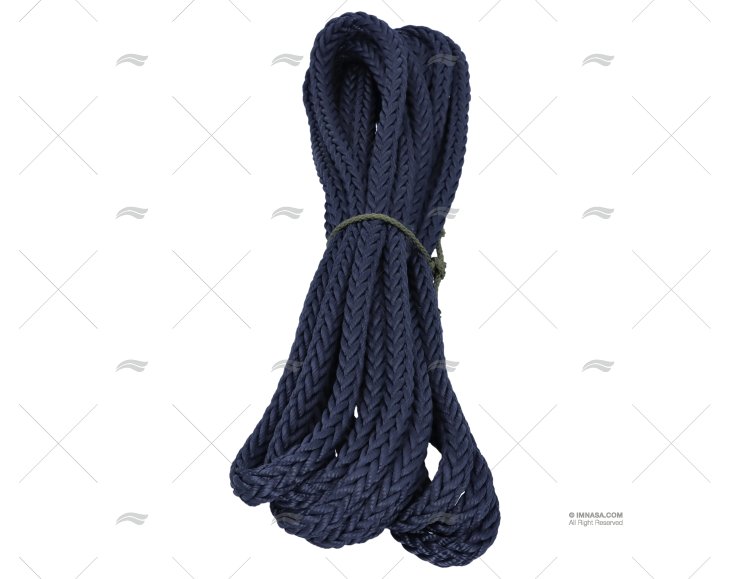 Cabo de amarre Moorex 10 mm Navy con gaza, 6 m – referencia 001321006130