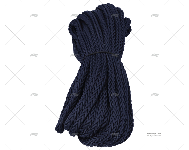 Cabo de amarre Moorex 12 mm Navy con gaza, 15 m – referencia 001321215130