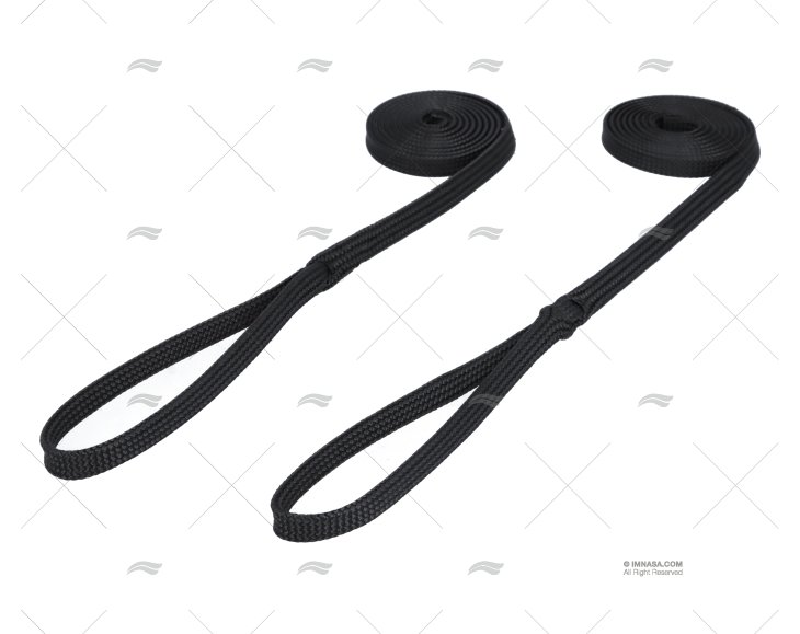 Cabo plano para defensa negro 8 mm x 1,5 m – referencia 015800802188