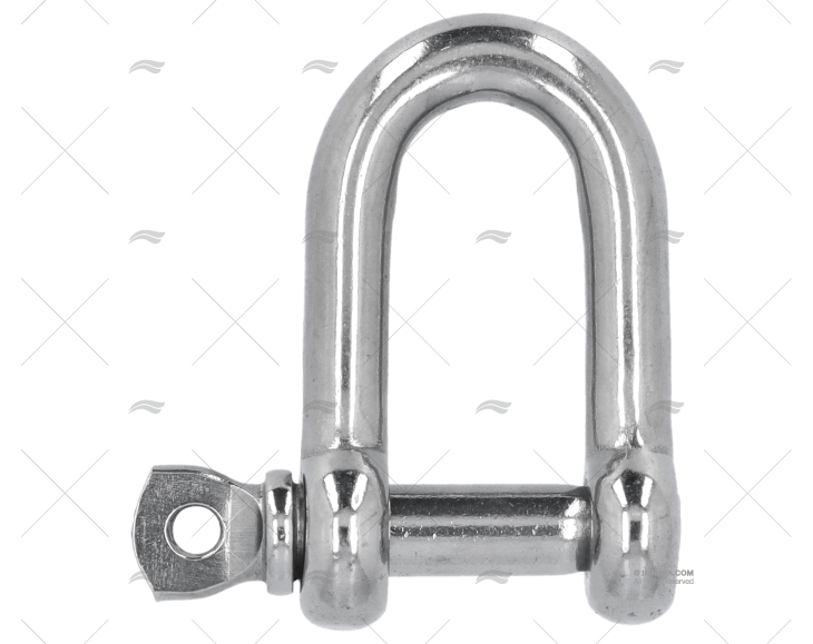 Grillete recto inoxidable 8 mm – referencia 20250123