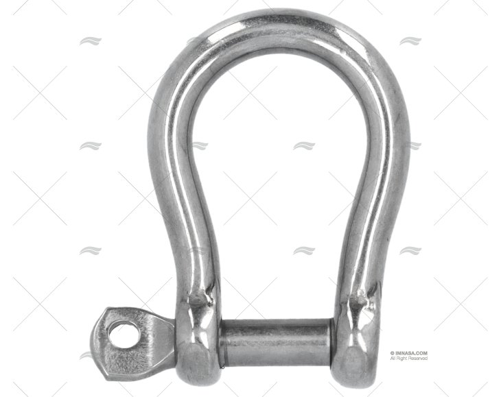 Grillete lira inoxidable con eje cautivo 6 mm – referencia 20250767