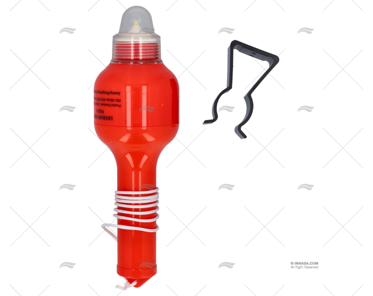 Luz flotante para aro salvavidas con soporte y cabo – referencia 90251156