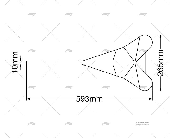 Ancla Delta galvanizada 6 kg – referencia L0057406
