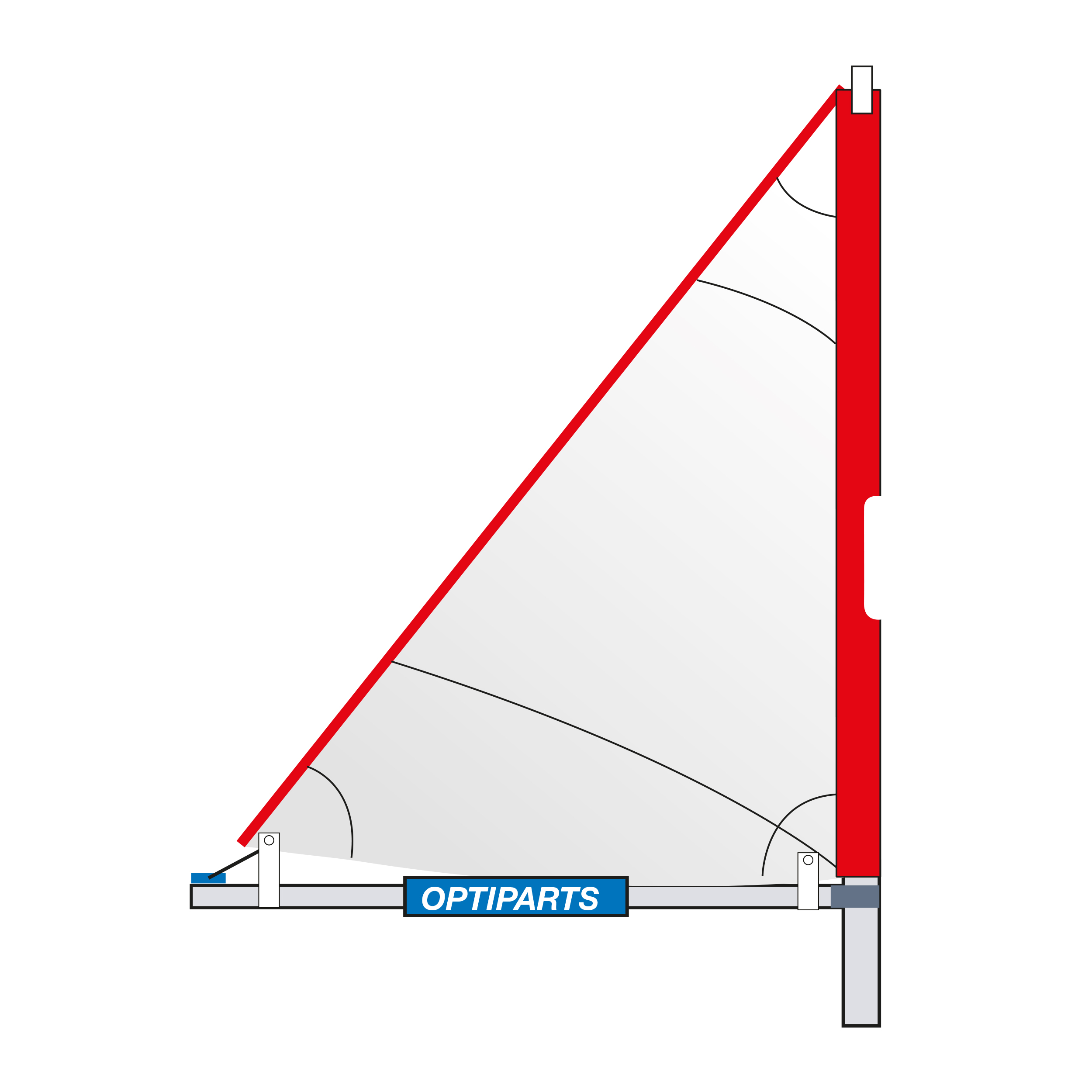 Juego de vela Optimist reducida
